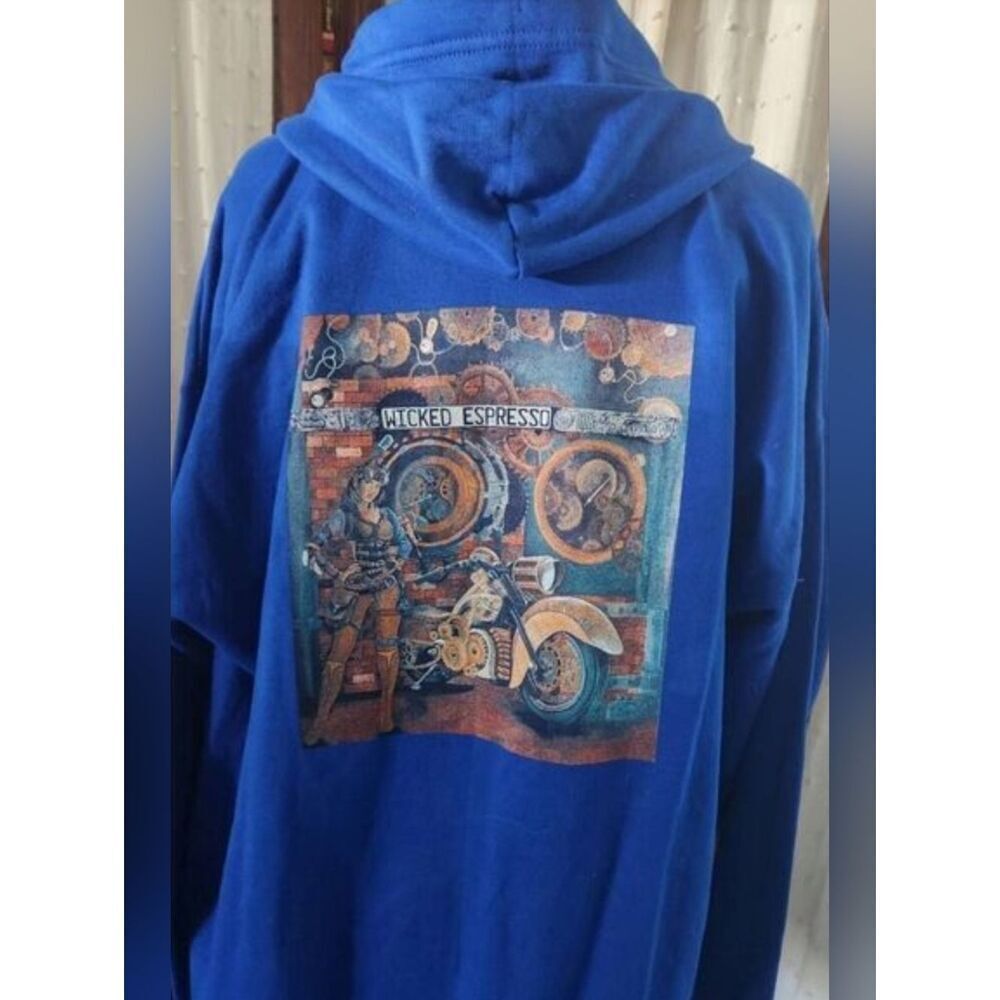 Wicked Espresso motorcycle coffee shop in Custer SD Zip-Up Hoodie & t shirt set